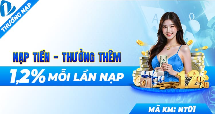 thưởng nạp tiền 1,2%